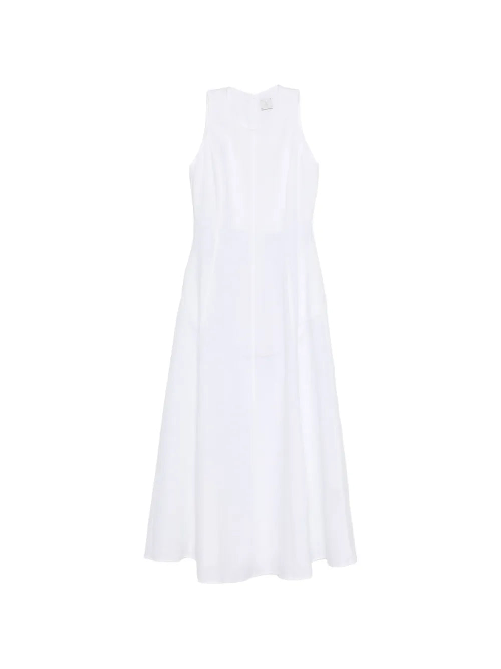 Eleventy Sleeveless A-Line Dress — White