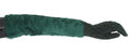 Women's Green Leather Xiangao Fur Elbow Gloves