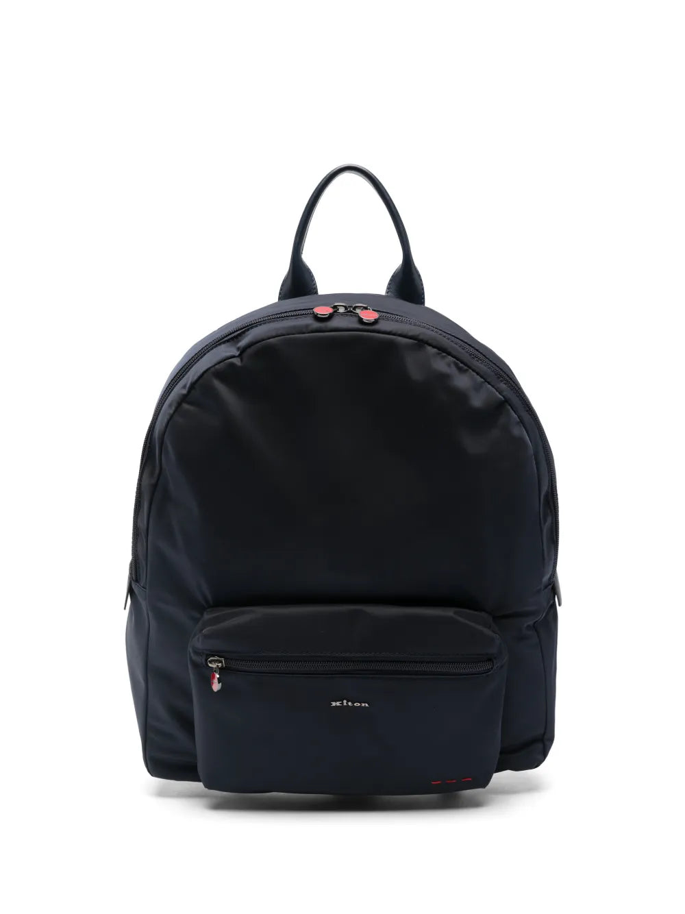 Kiton Zip-Pocket Backpack — Navy