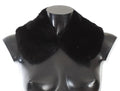 Women's Black Mink Fur Shoulder Collar Scarf