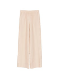 Eleventy Elasticated Linen-Viscose Trousers — Beige
