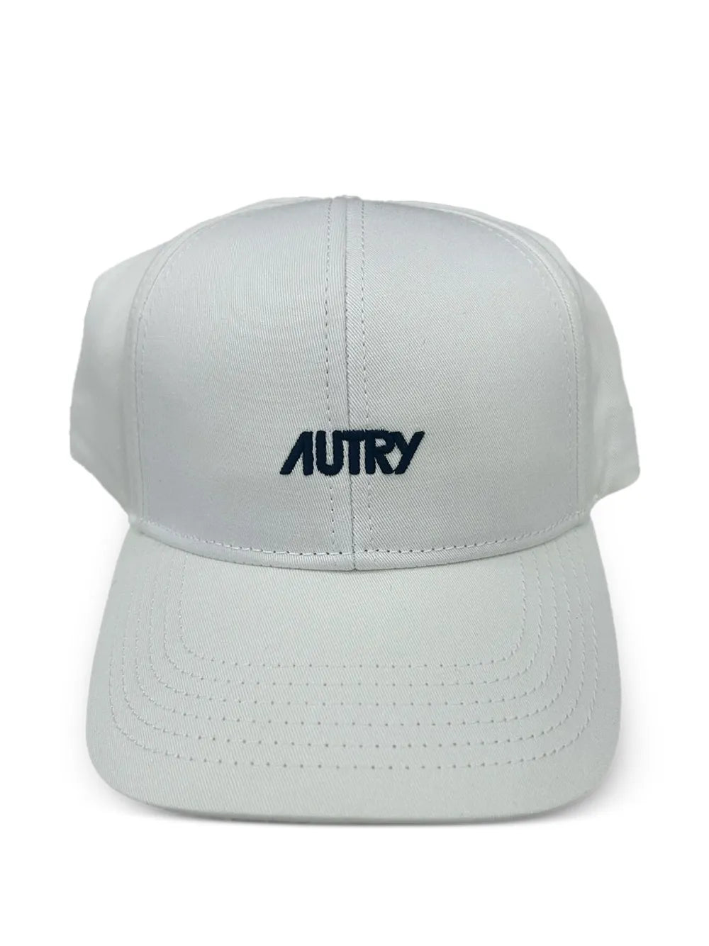 Autry Embroidered Logo Baseball Cap — White
