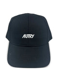 Autry Embroidered Logo Baseball Cap — Black