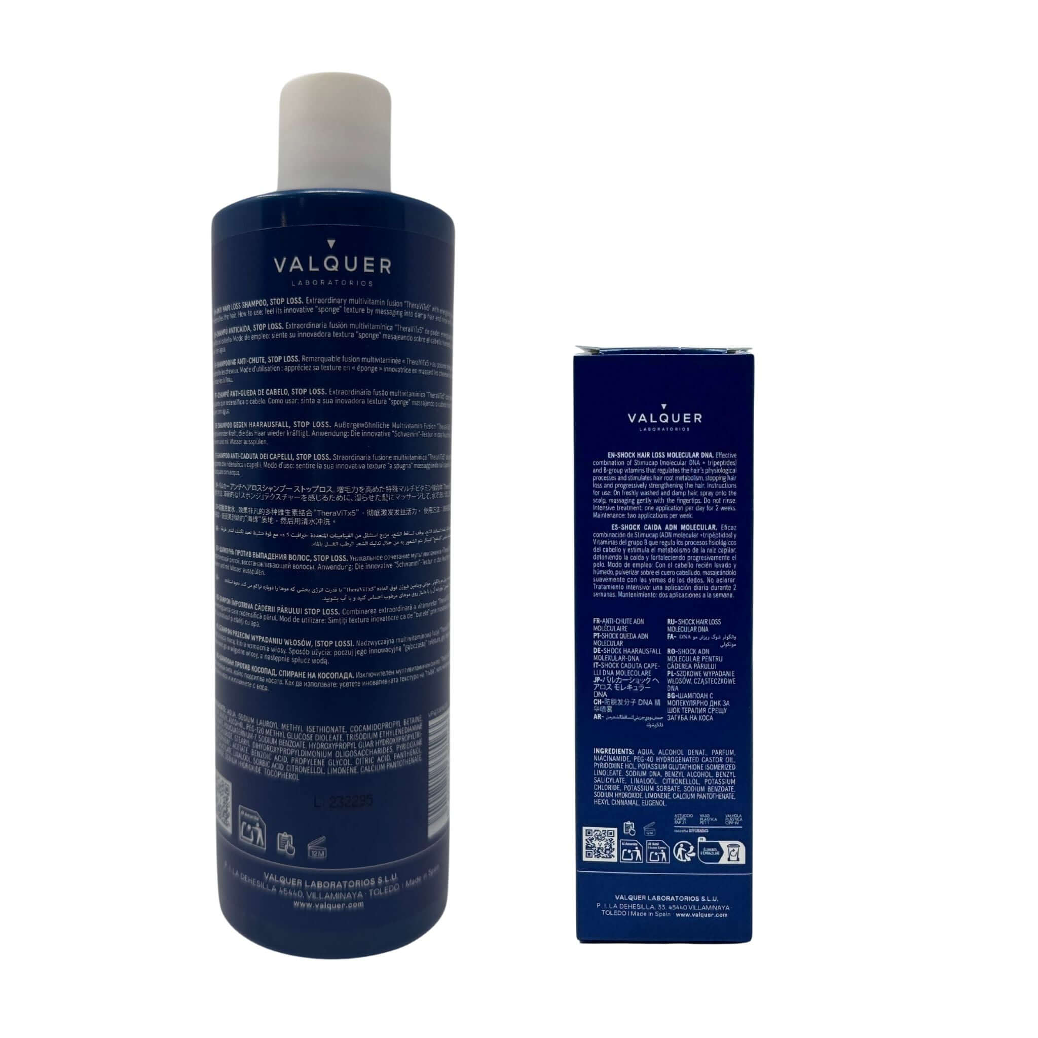 Pack anticaida Champú + shock ADN molecular - 500 ml