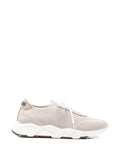 Peserico Lace-Up Sneaker — Beige