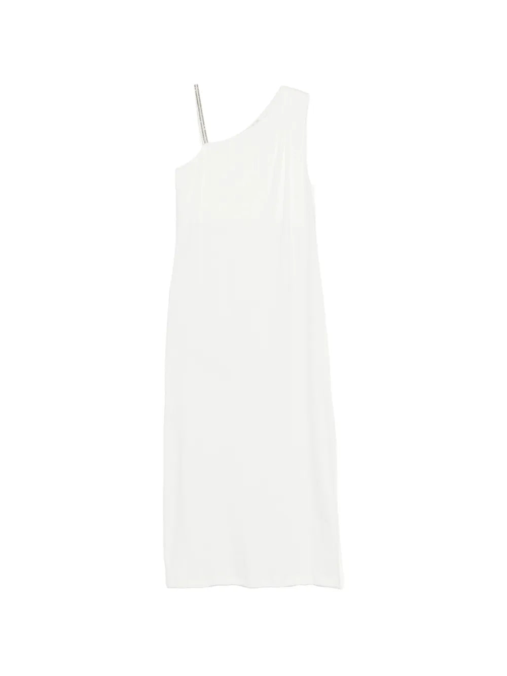 Panicale One-Shoulder Asymmetric Dress — Cream