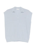 Panicale Embellished Tank Top — Blue