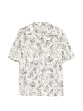 Golden Goose Floral-Print Shirt — Ivory