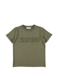 Golden Goose Logo-Embossed T-Shirt — Olive