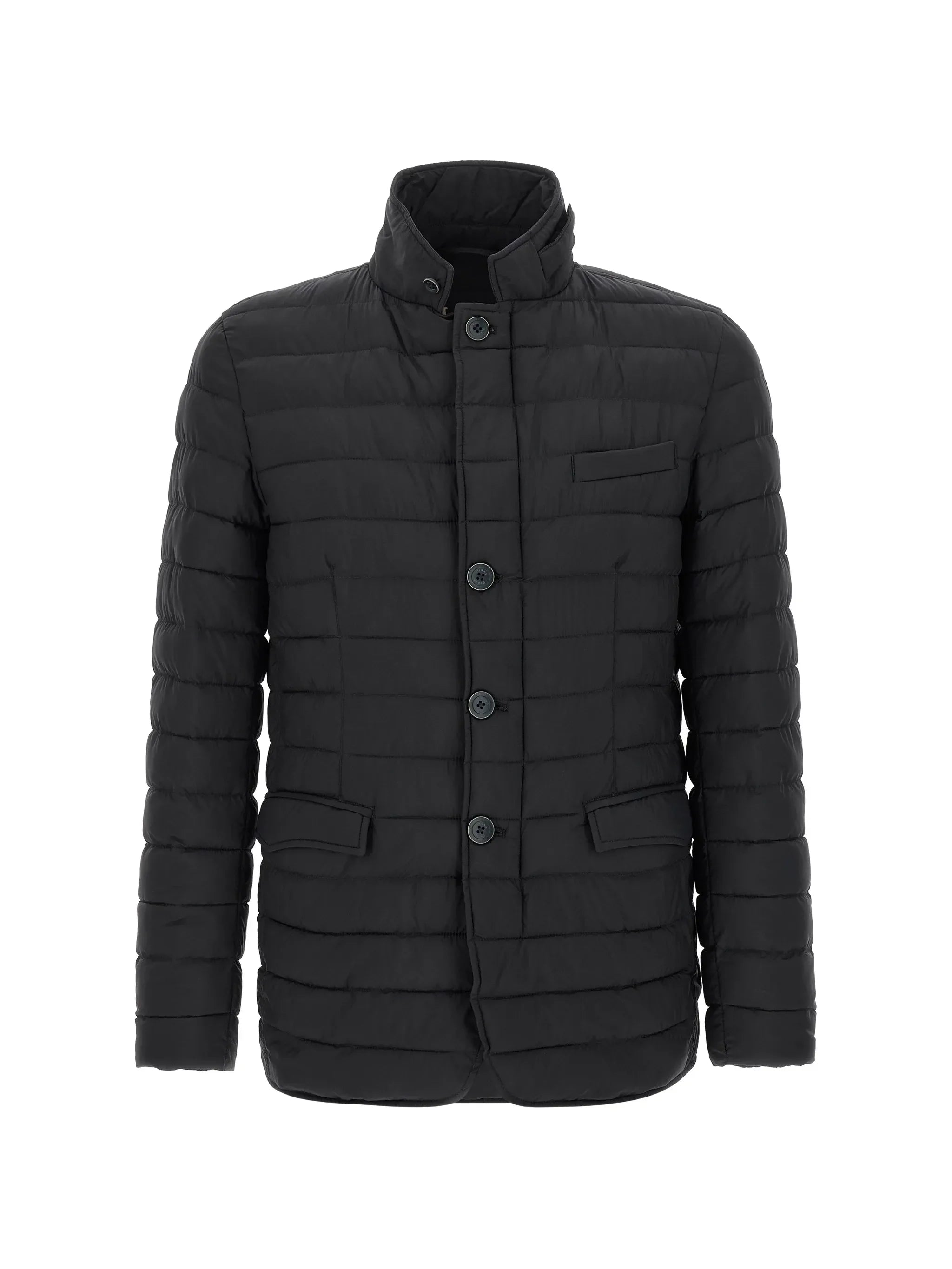 Herno Quilted Down Down Jacket — Black