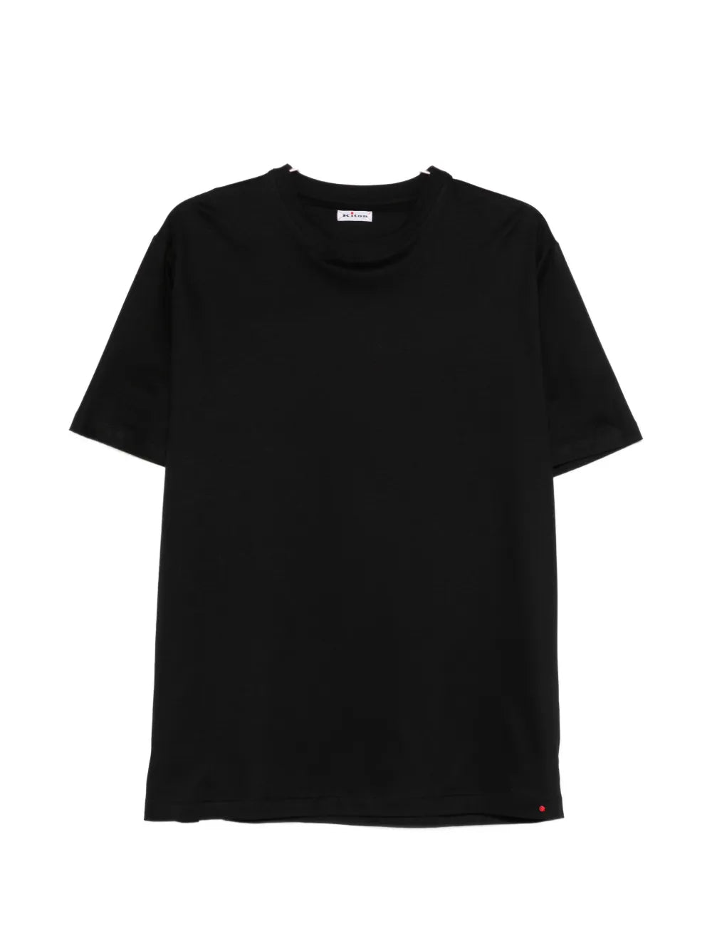 Kiton Crew-Neck Cotton T-Shirt — Black