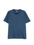 Kiton Crew-Neck Cotton T-Shirt — Blue