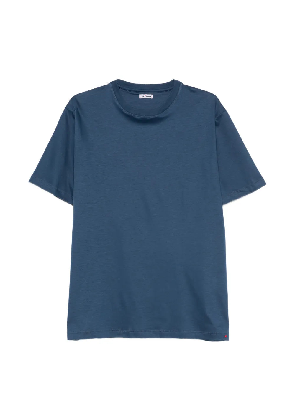 Kiton Crew-Neck Cotton T-Shirt — Blue