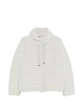 Herno Funnel-Neck Puffed Puffer Jacket — White