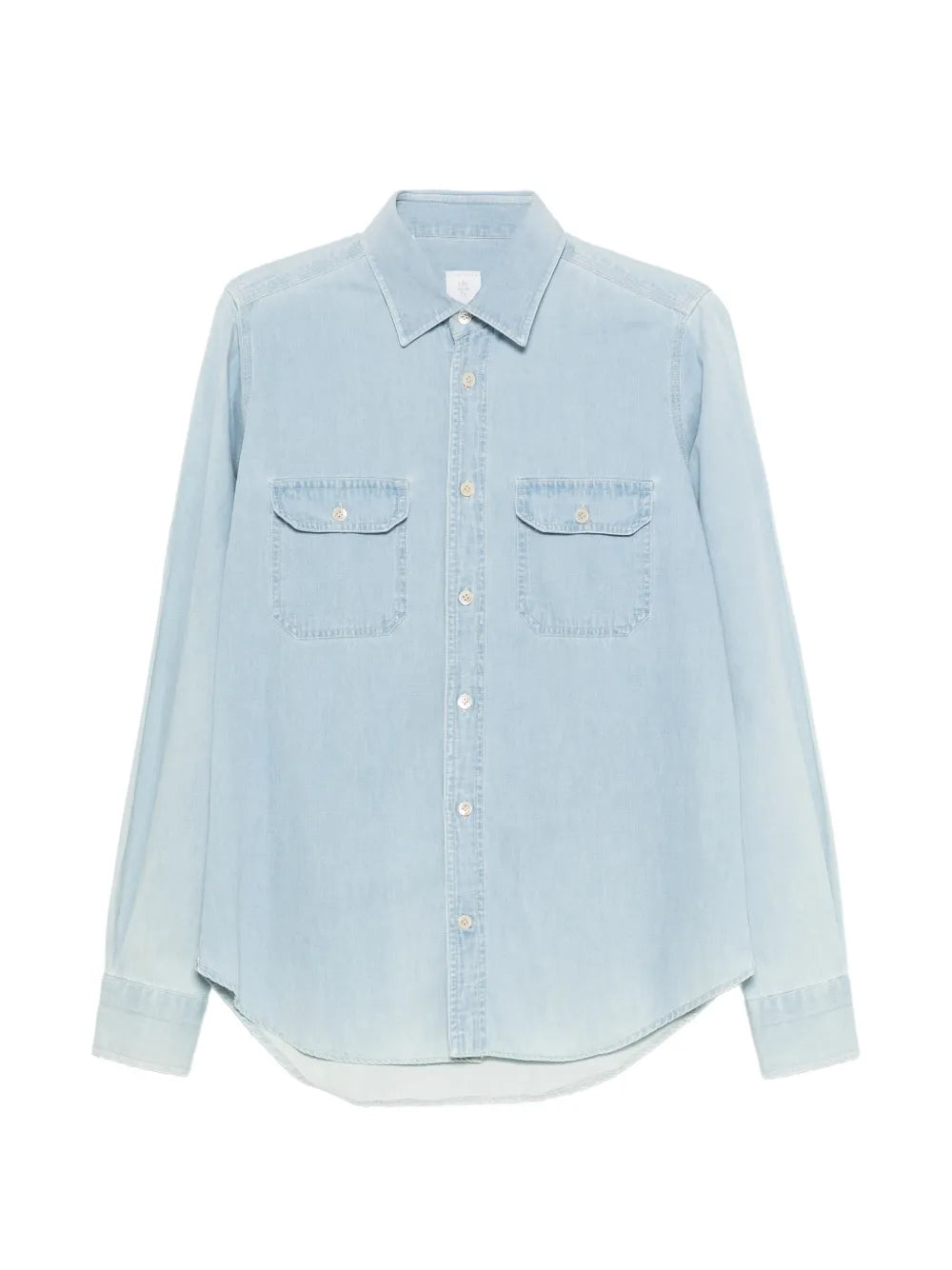Eleventy Denim Shirt — Light Blue