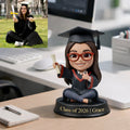 Personalizada Mini 3D Graduación Foto Figurita Placa con Texto Aniversario Graduación Recuerdo Cumpleaños Regalo para Graduados