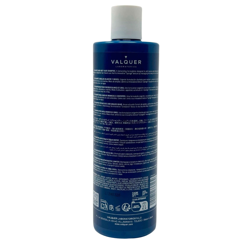 Champú Cabello Blanco y Gris – 0% Sin Sulfatos