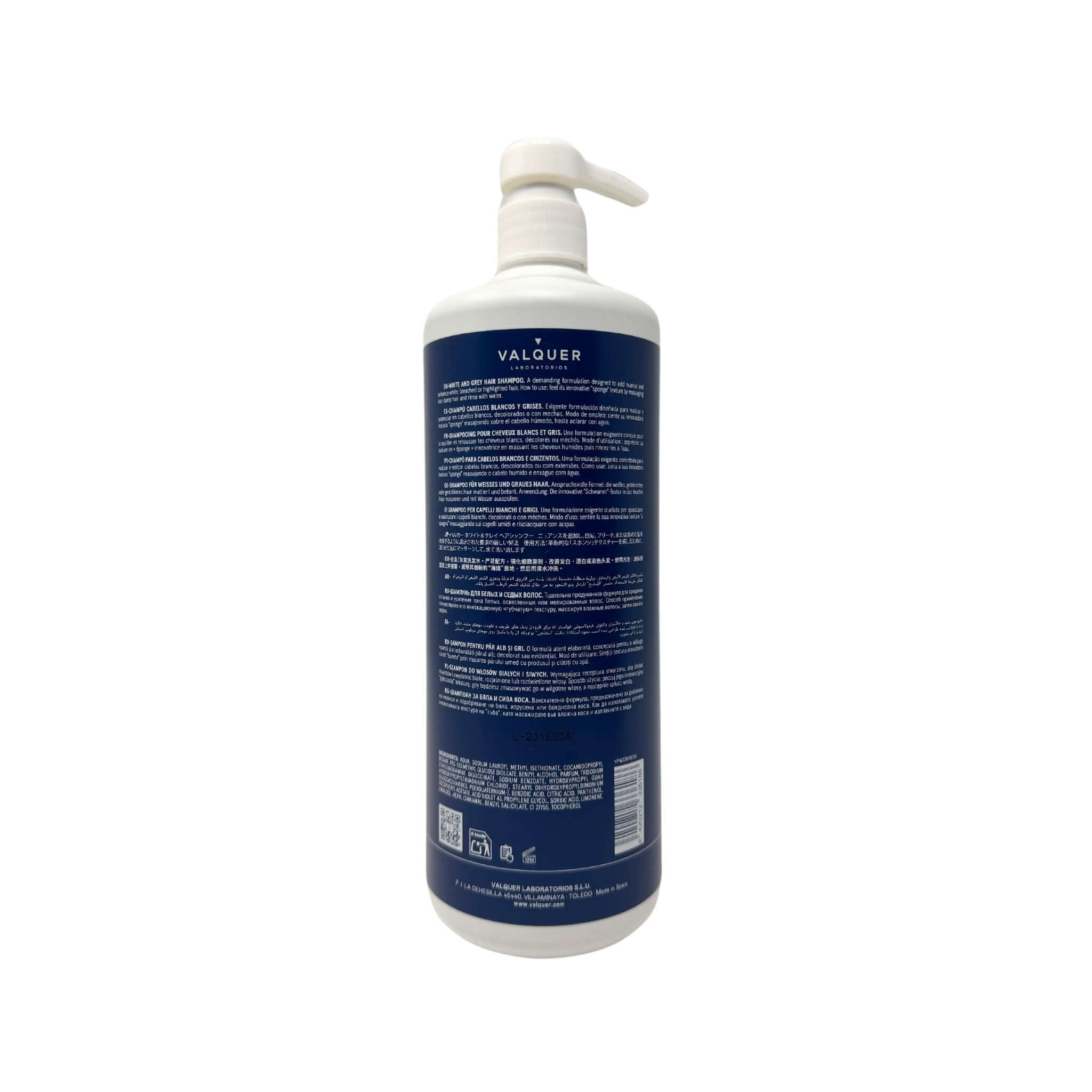 Champú Cabello Blanco y Gris – 0% Sin Sulfatos