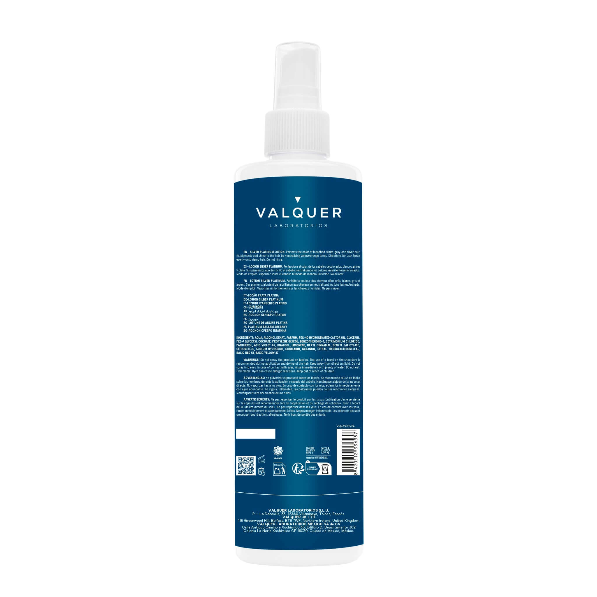 Loción Capilar Silver Platinum – 300 ml