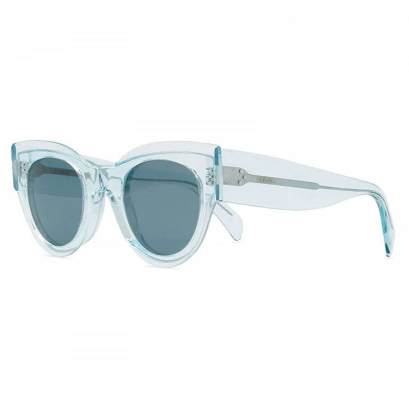 Celine Transparent Frame Sunglasses — Blue