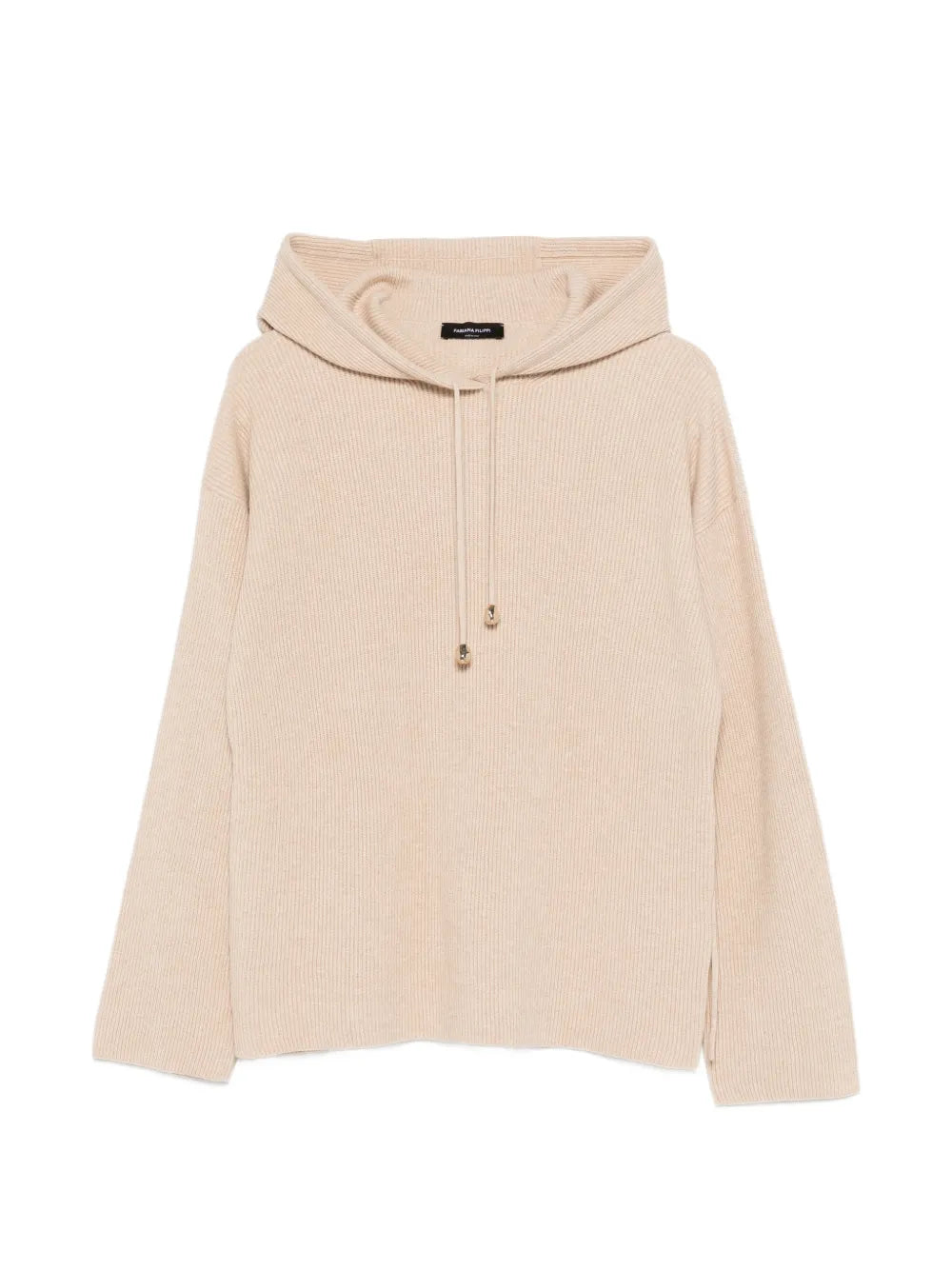 Fabiana Filippi Virgin Wool & Cashmere Hoodie — Cream