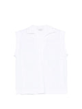 Peserico Crystal-Embellished Shirt — White