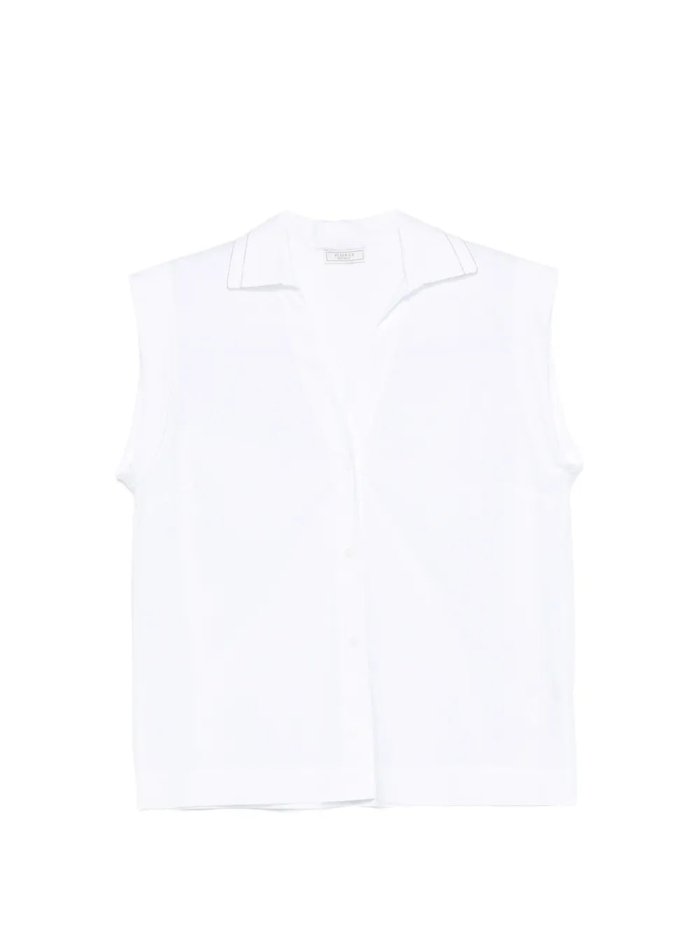 Peserico Crystal-Embellished Shirt — White