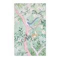Colorful Birds on Floral Branches Accent Rug