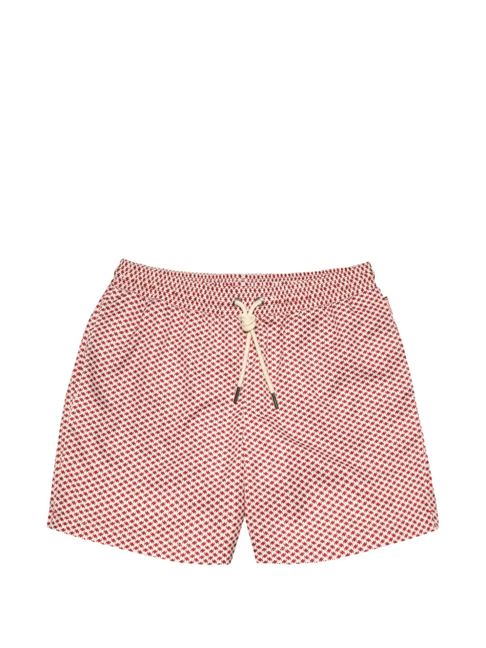 Orlebar Brown Boxer Patterned Swim Shorts — Red