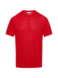 Orlebar Brown Linen Crew-Neck T-Shirt — Red