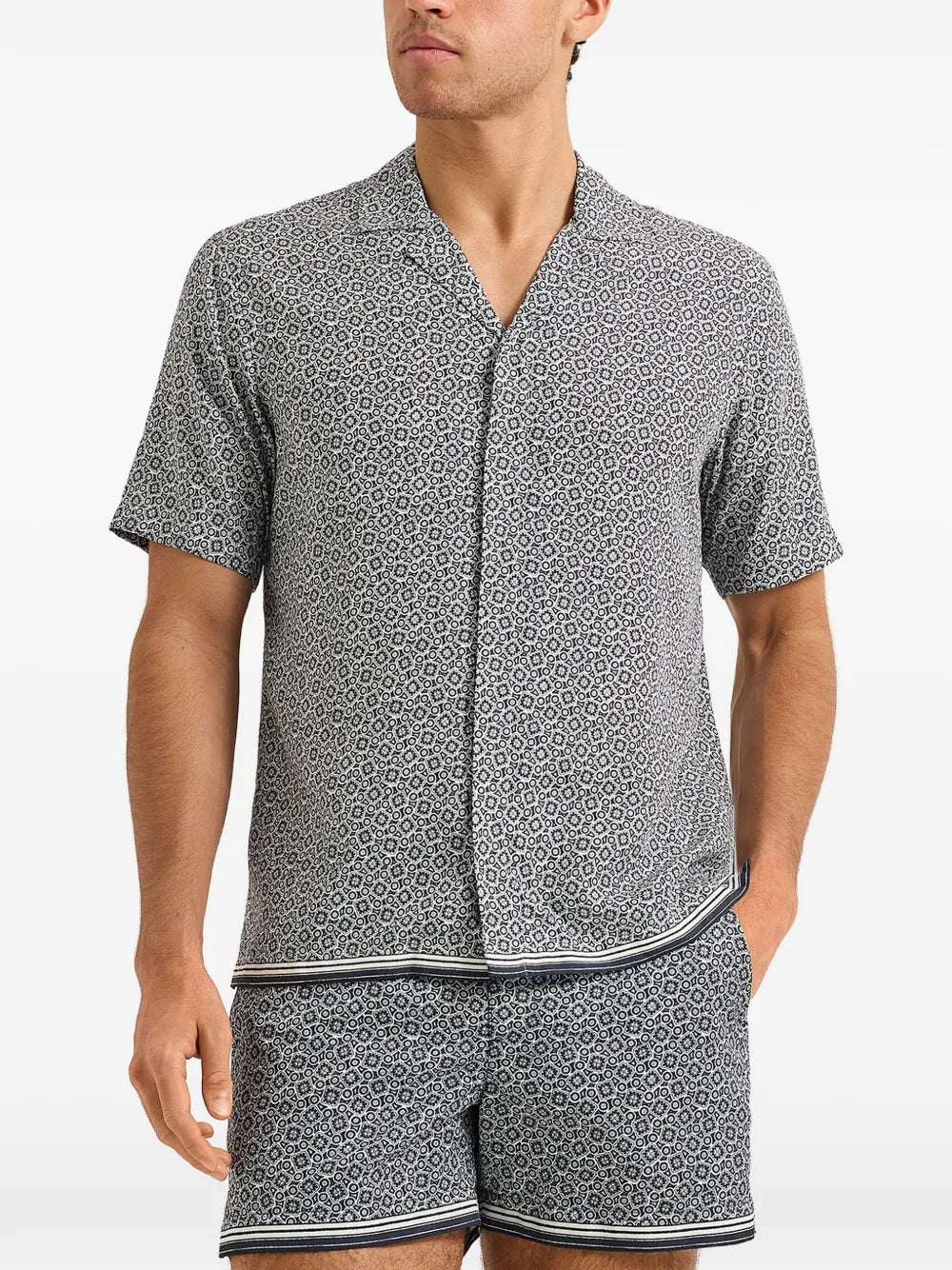 Orlebar Brown Maitan Shirt — Gray