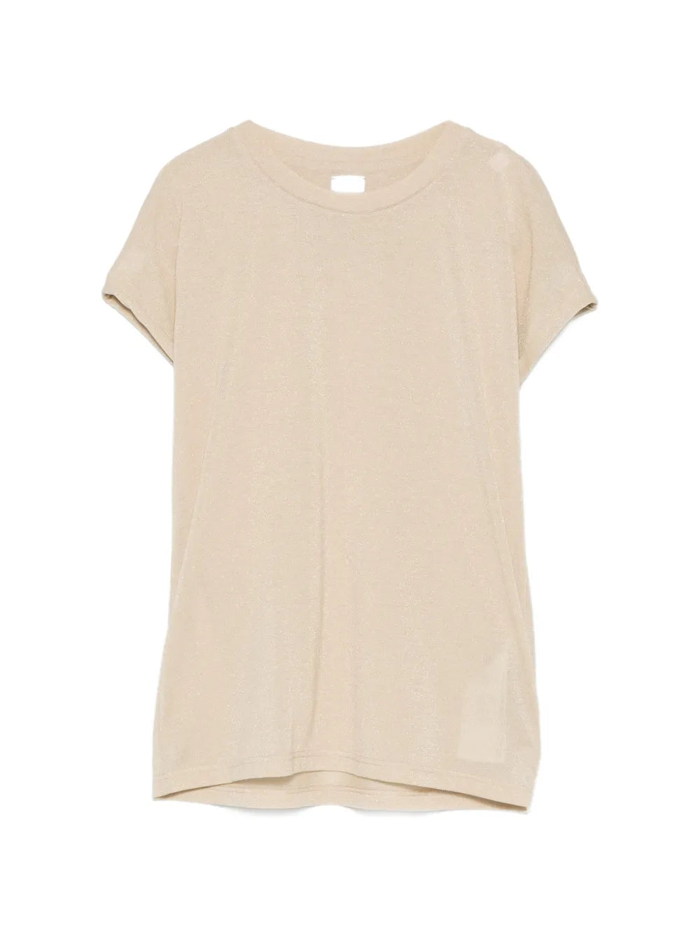 Eleventy Crew-Neck Short-Sleeves T-Shirt — Cream