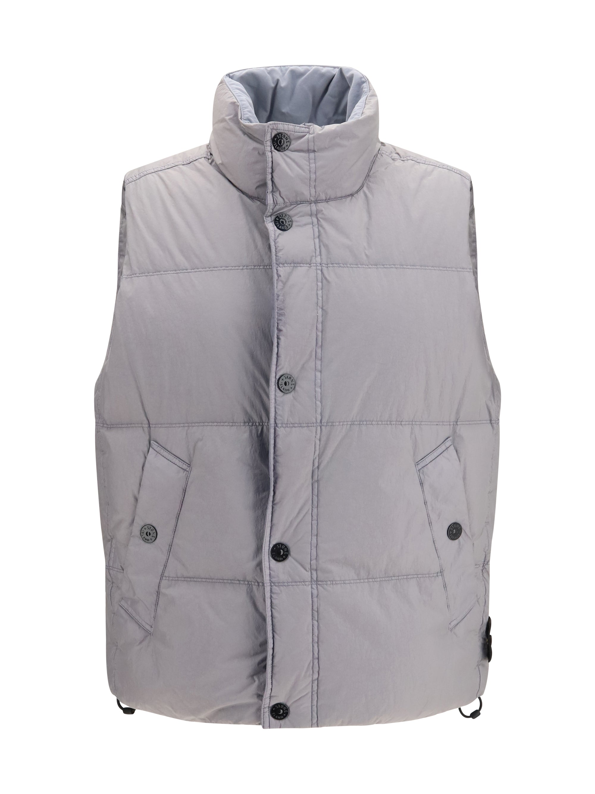 Stone Island Crinkle Reps Vest — Gray