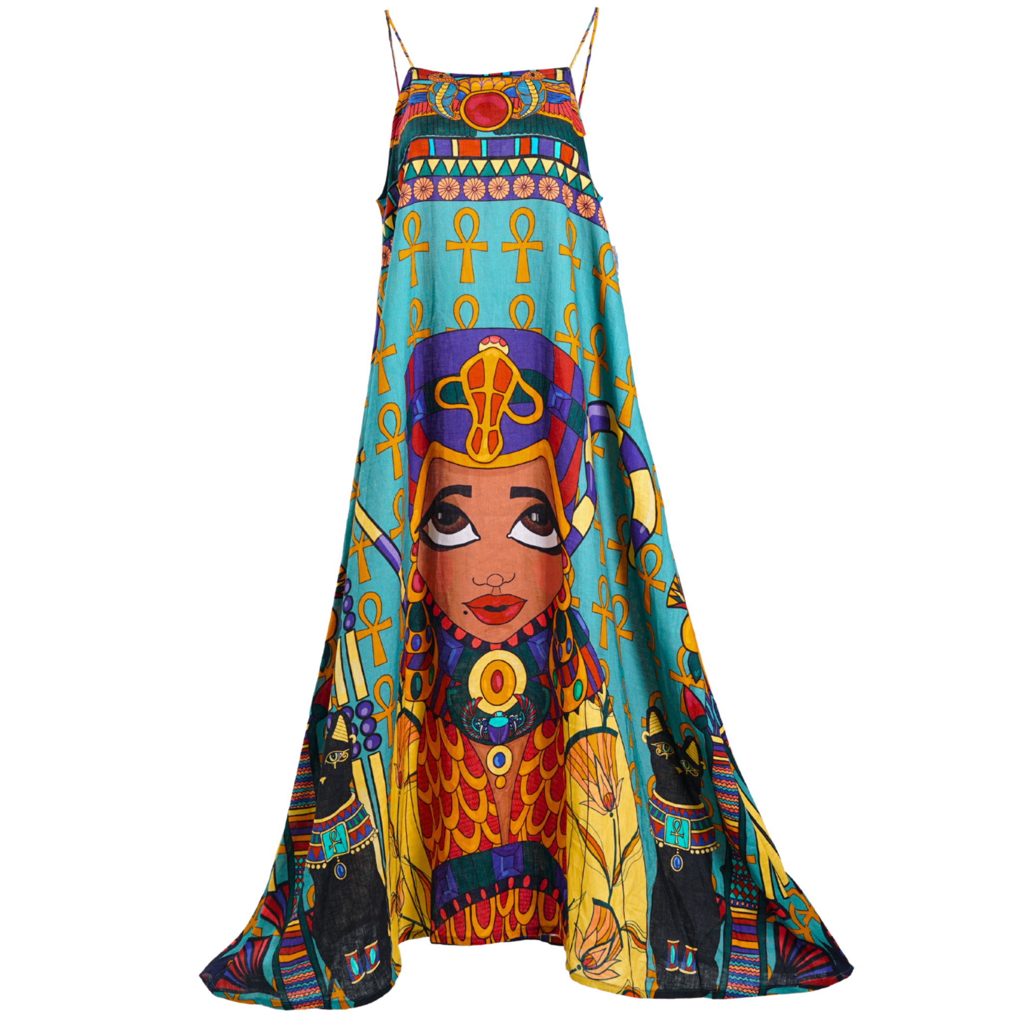 Flowing Sleeveless Maxi Dress | PR Sample
