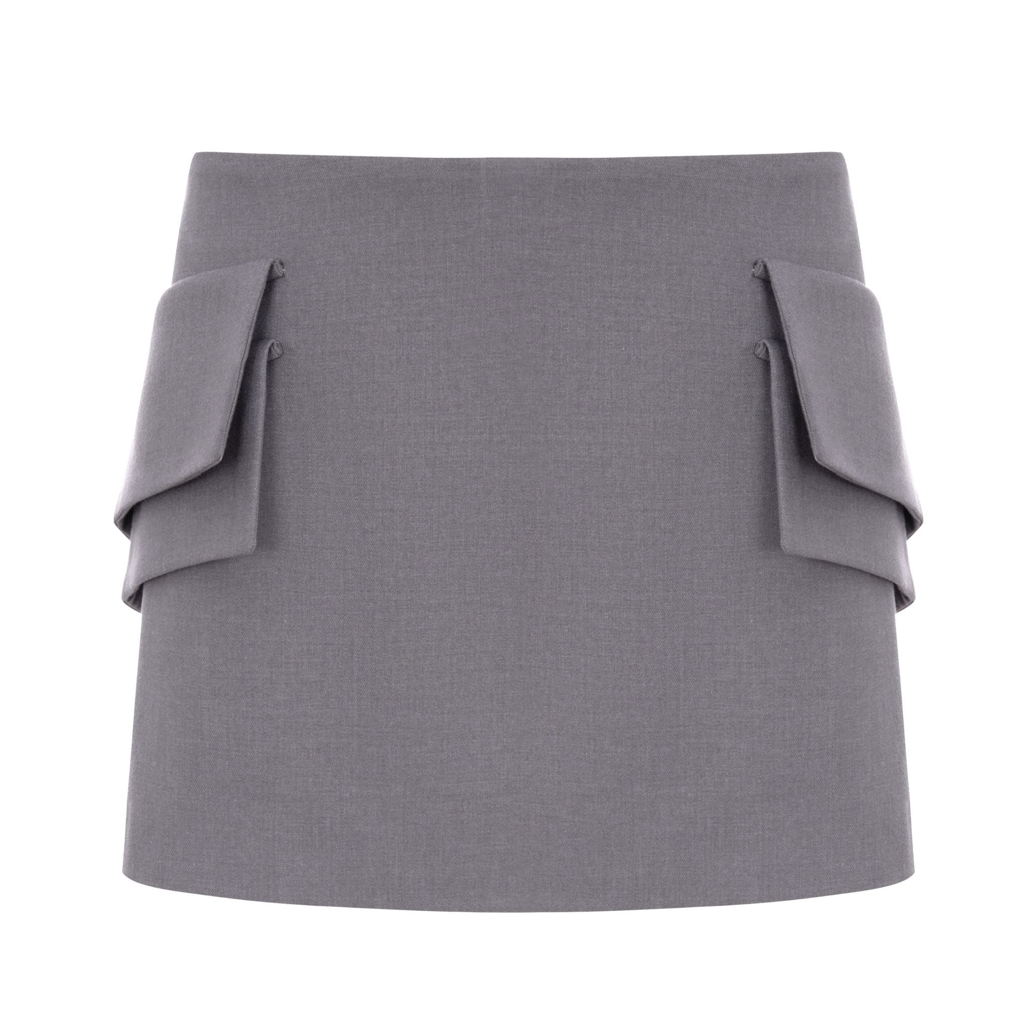 NO DRAMA Skort | Gray