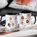 Taza personalizada con foto y nombre Día de la Madre Día del Padre Regalo para padres Abuelos