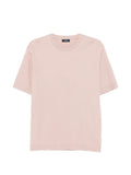 Herno Short-Sleeve Cotton T-Shirt — Pink