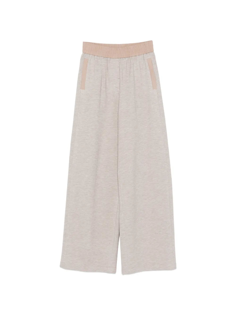 Peserico Elasticated Waistband Track Pants — Beige