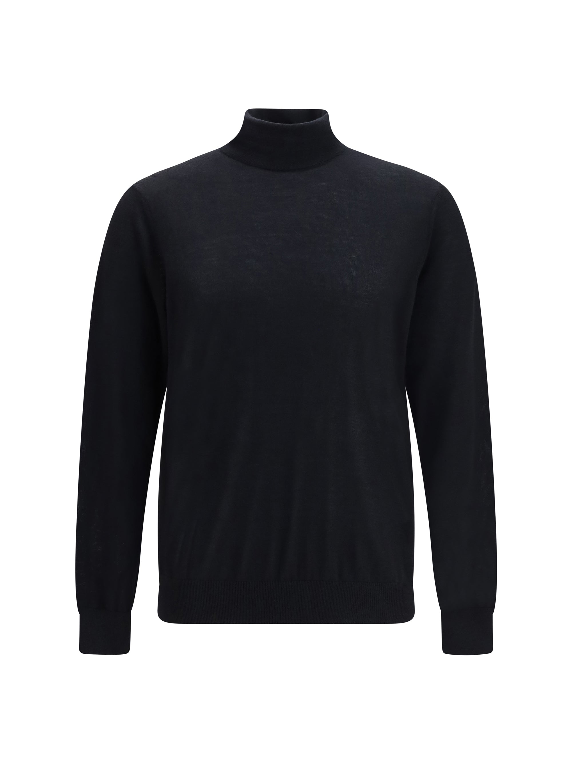 Giorgio Armani Cashmere Turtleneck Sweater — Black