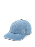 Jacob Cohen Embroidered Baseball Cap — Blue