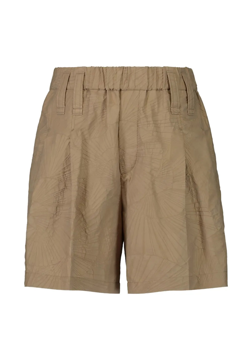 Brunello Cucinelli Sun River Bermuda Shorts — Beige