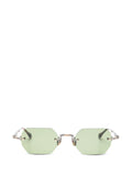 Matsuda Octagonal-Frame Sunglasses — green