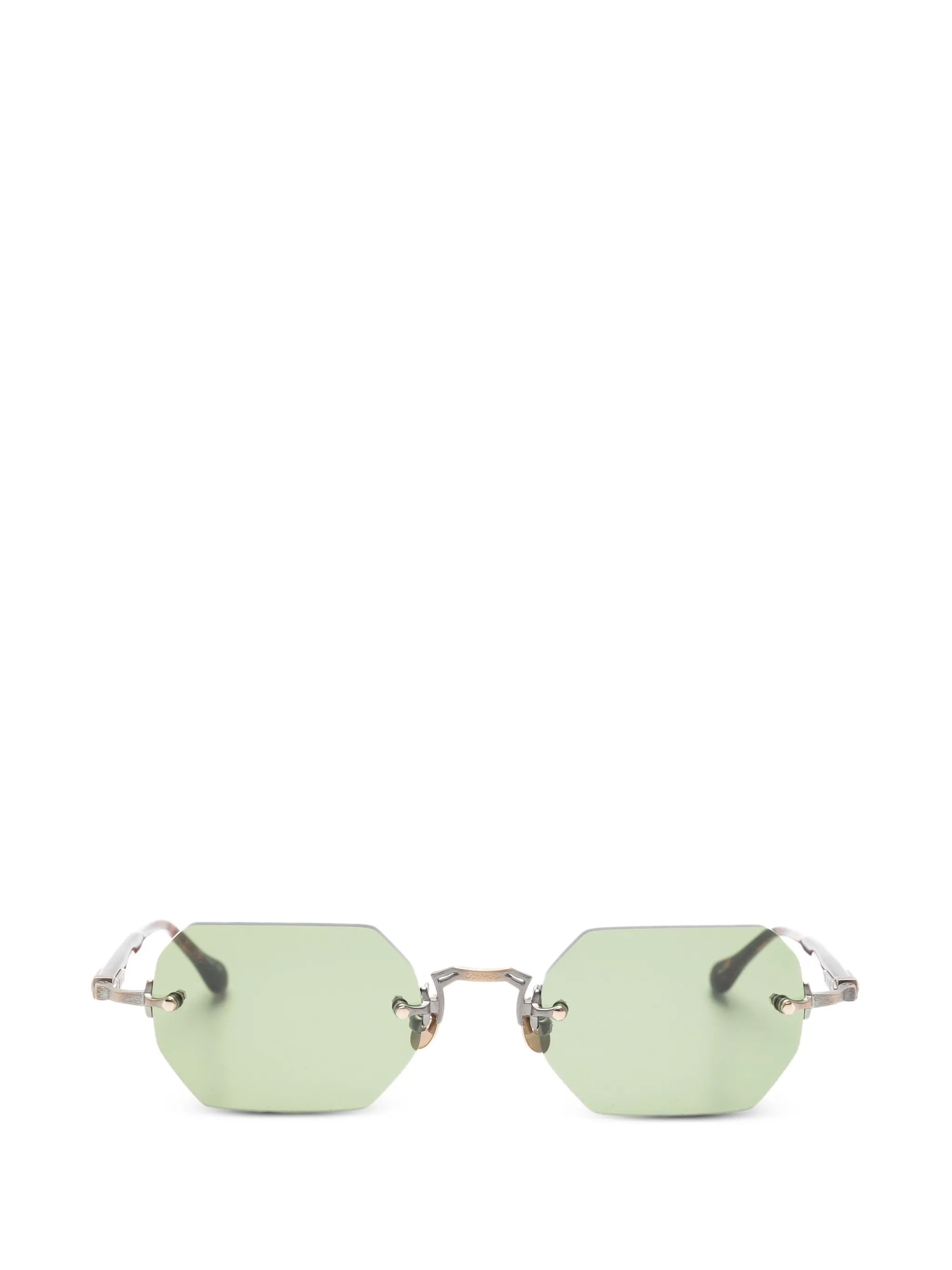 Matsuda Octagonal-Frame Sunglasses — green