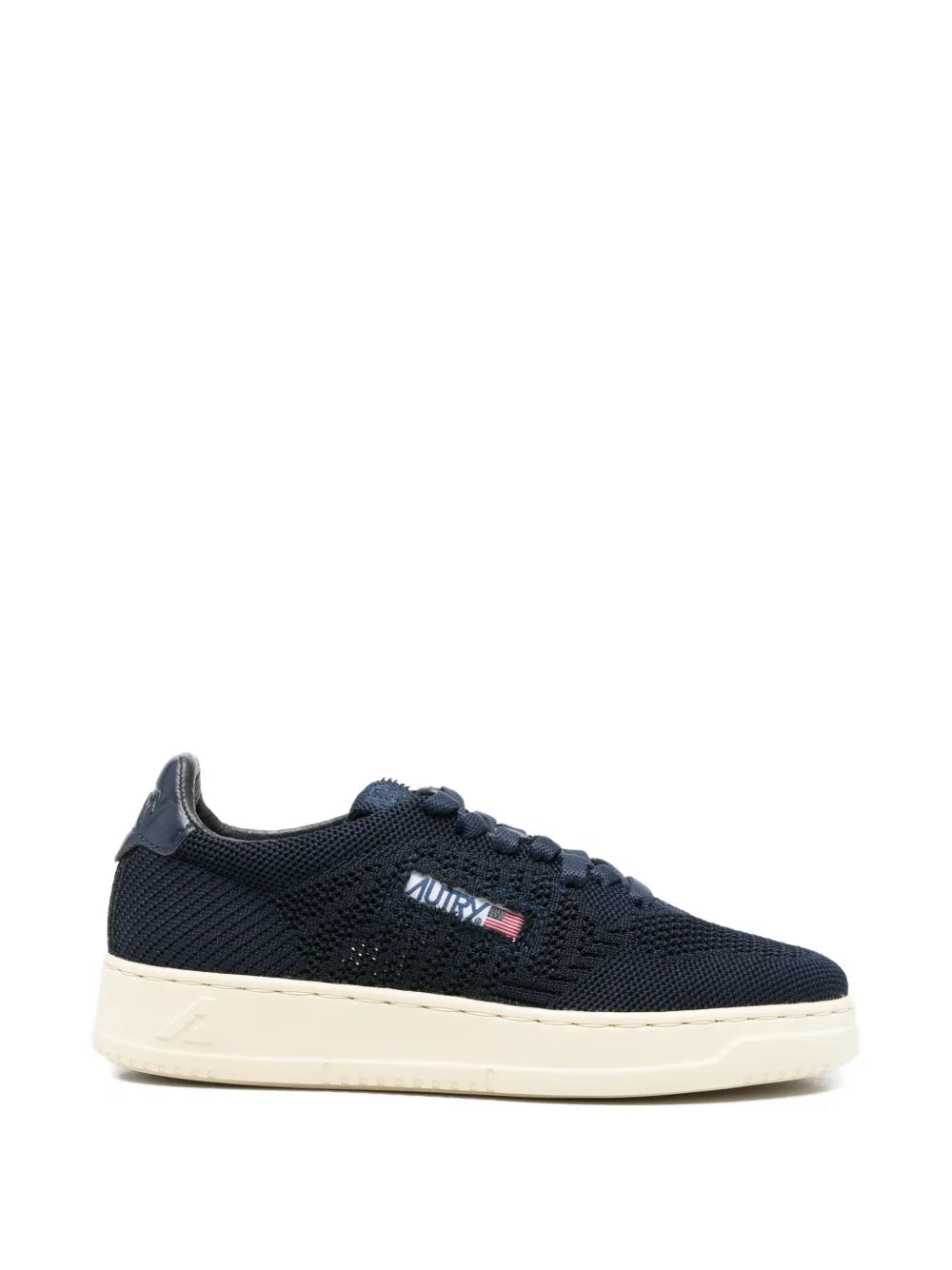 Autry Medalist Easeknit Sneaker — Navy