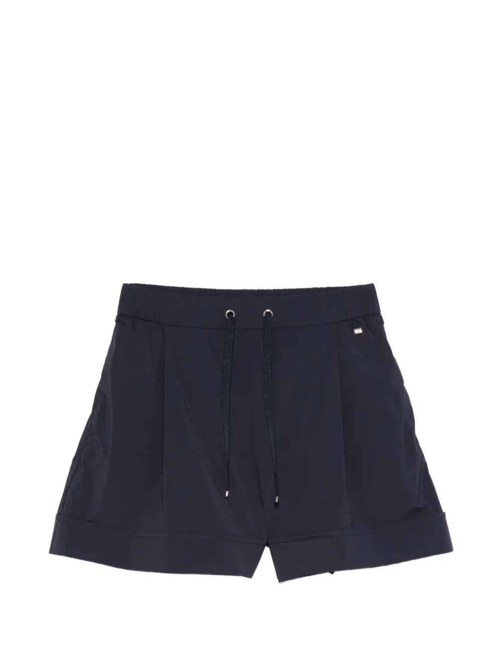 Herno Drawstring-Waistband Shorts — Navy