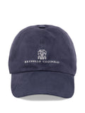 Brunello Cucinelli Logo-Embroidered Baseball Cap — Navy