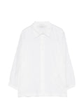Peserico Cotton-Silk Blend Blouse — White