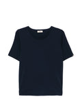 Herno Cotton Round-Neck T-Shirt — Navy