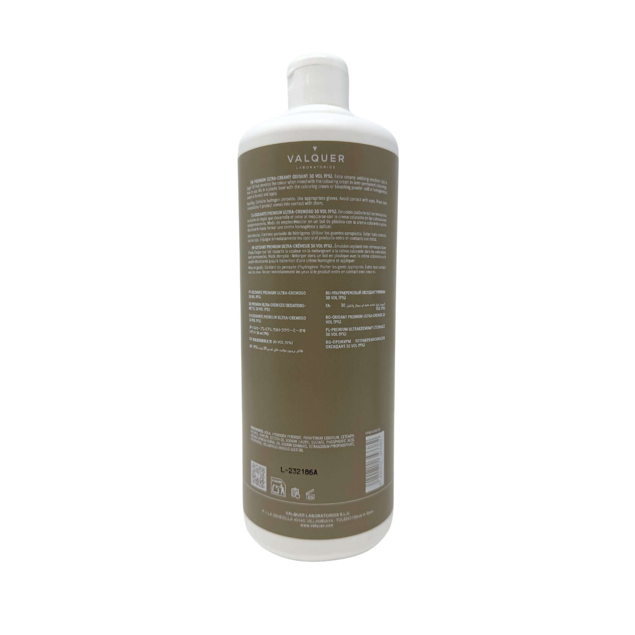 Pack Deco – Oxidante Premium Ultra-Cremoso 30 Vol (9%) 1000 ml + Decoblue Polvos Decolorantes