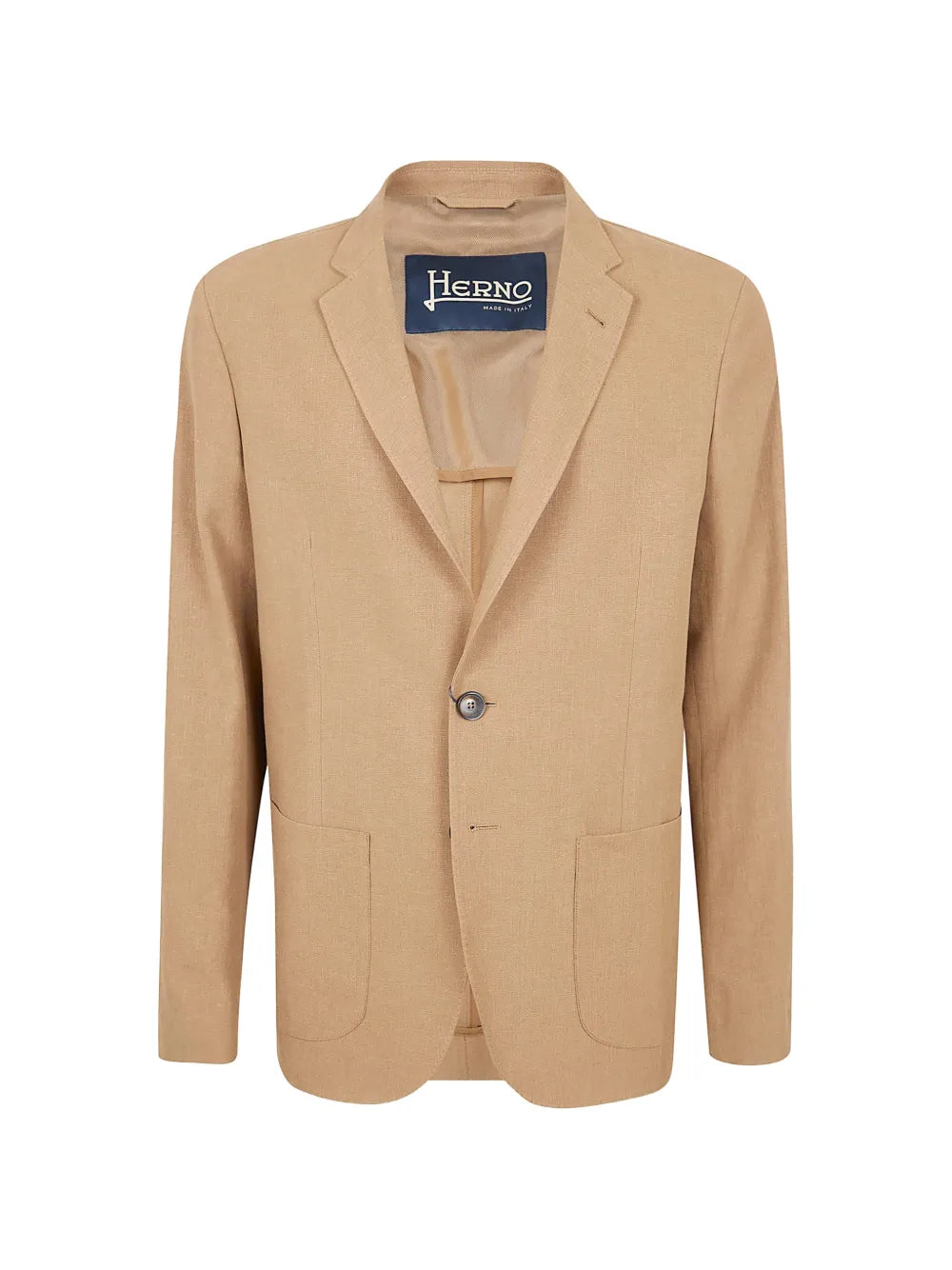 Herno Linen Blazer — Beige